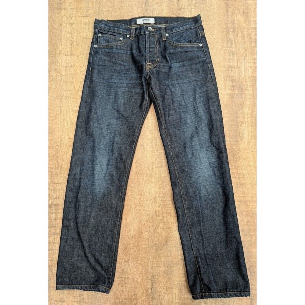 Baldwin The Reed Jeans Mens 29x29 Blue Straight Denim Made USA Japanese Fabric